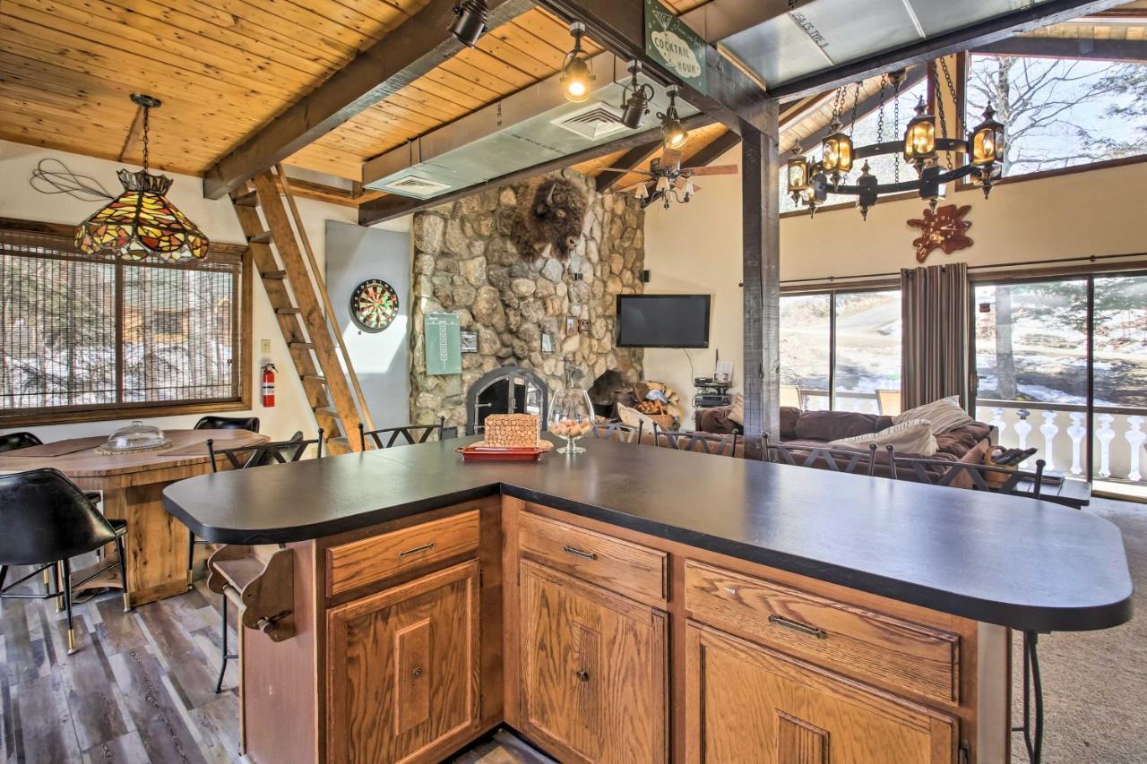 Swiss-Style Chalet With Fireplace - Near Story Land! Bartlett Exteriér fotografie