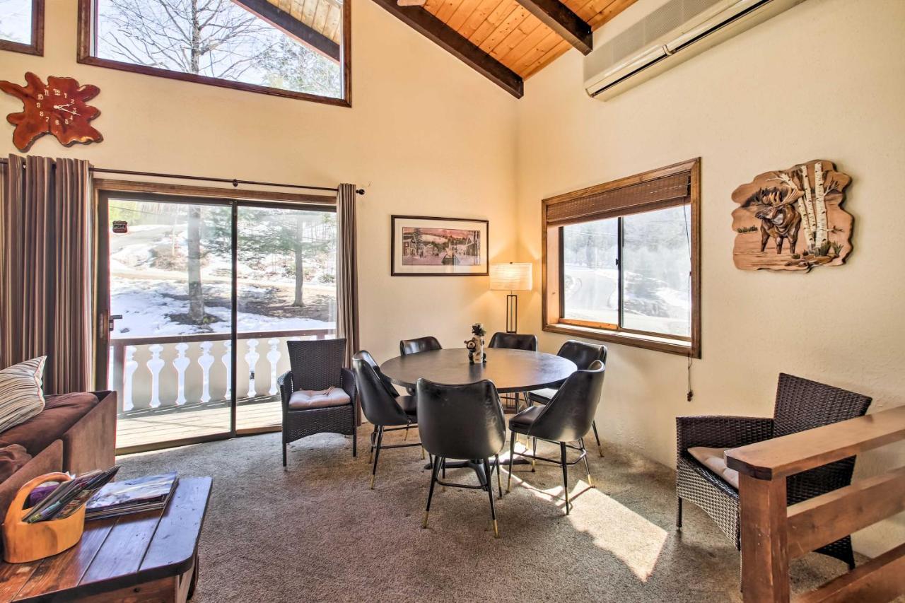 Swiss-Style Chalet With Fireplace - Near Story Land! Bartlett Exteriér fotografie